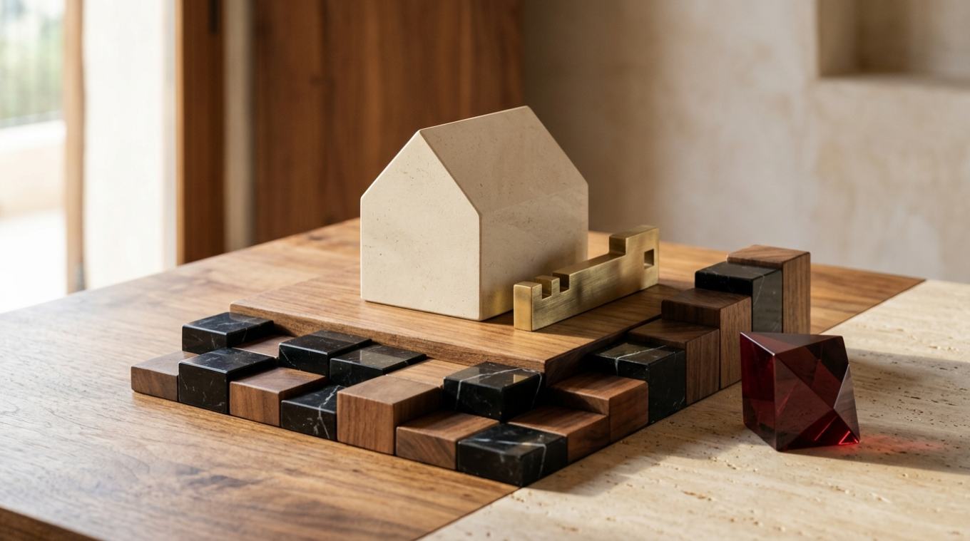 Composición arquitectónica de estudio sobre el Impuesto de Transmisiones Patrimoniales y gastos de compra de vivienda por comunidades autónomas