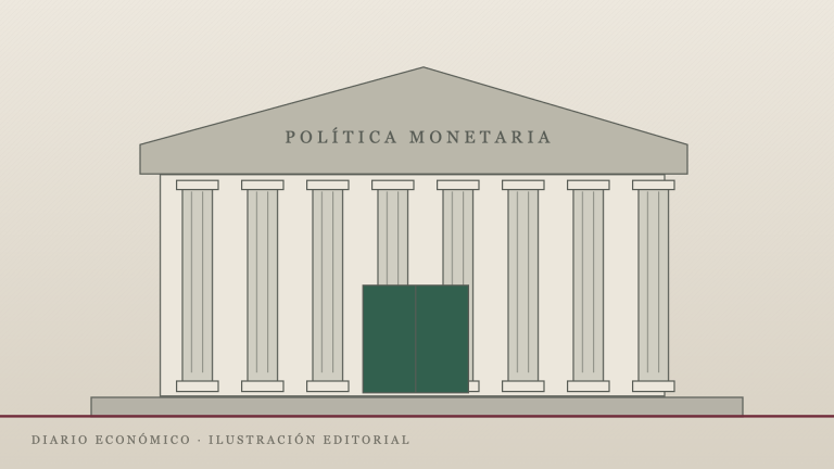 Ilustración editorial propia sobre economía