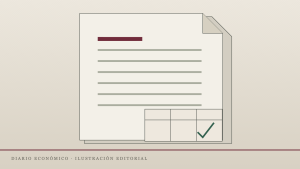 Ilustración editorial propia sobre fiscalidad